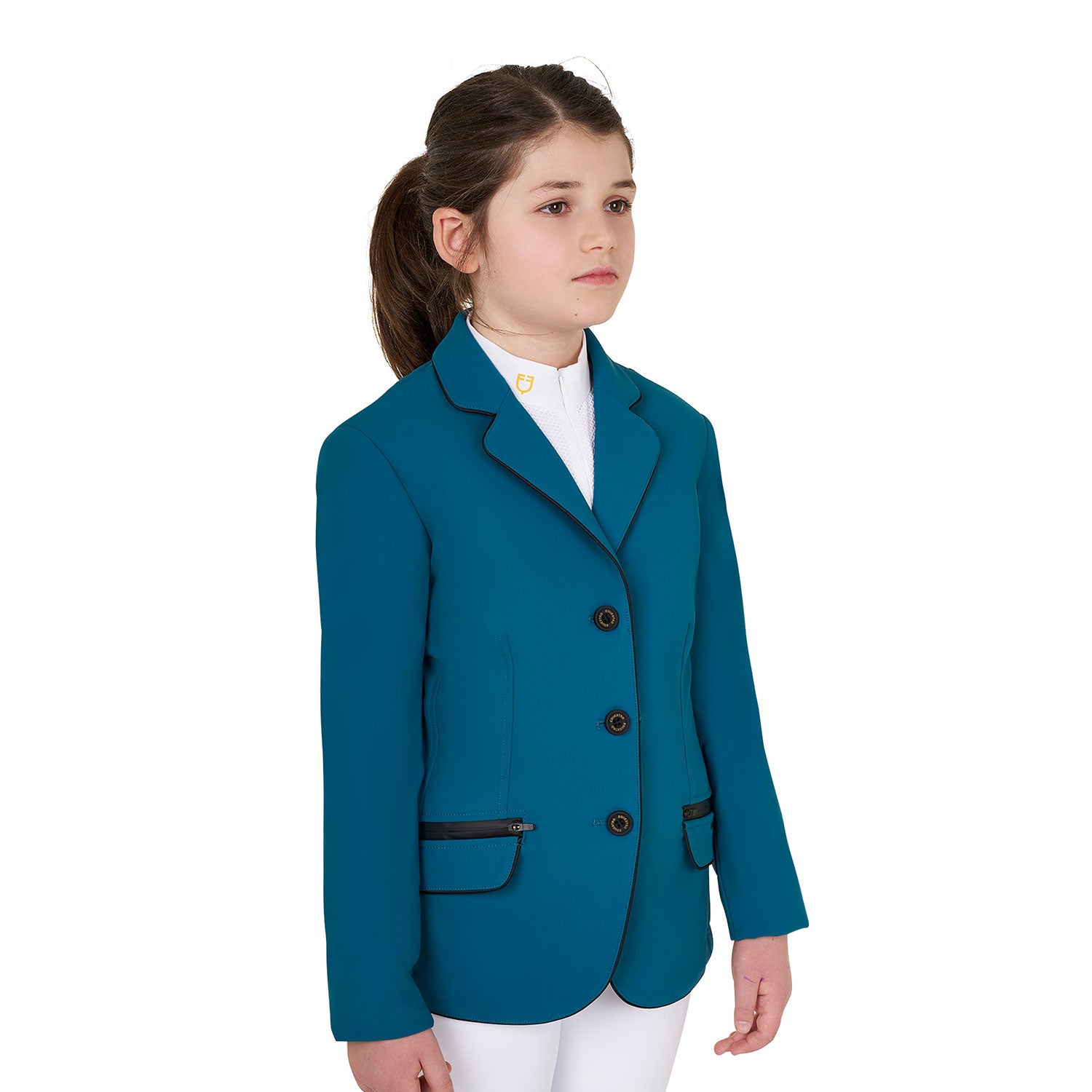 Girls' competition jacket in technical fabric BLUE CORAL (19-4526) / 14 YEARS
