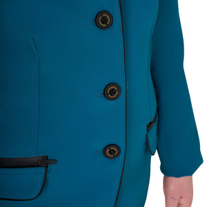 Girls' competition jacket in technical fabric BLUE CORAL (19-4526) / 14 YEARS