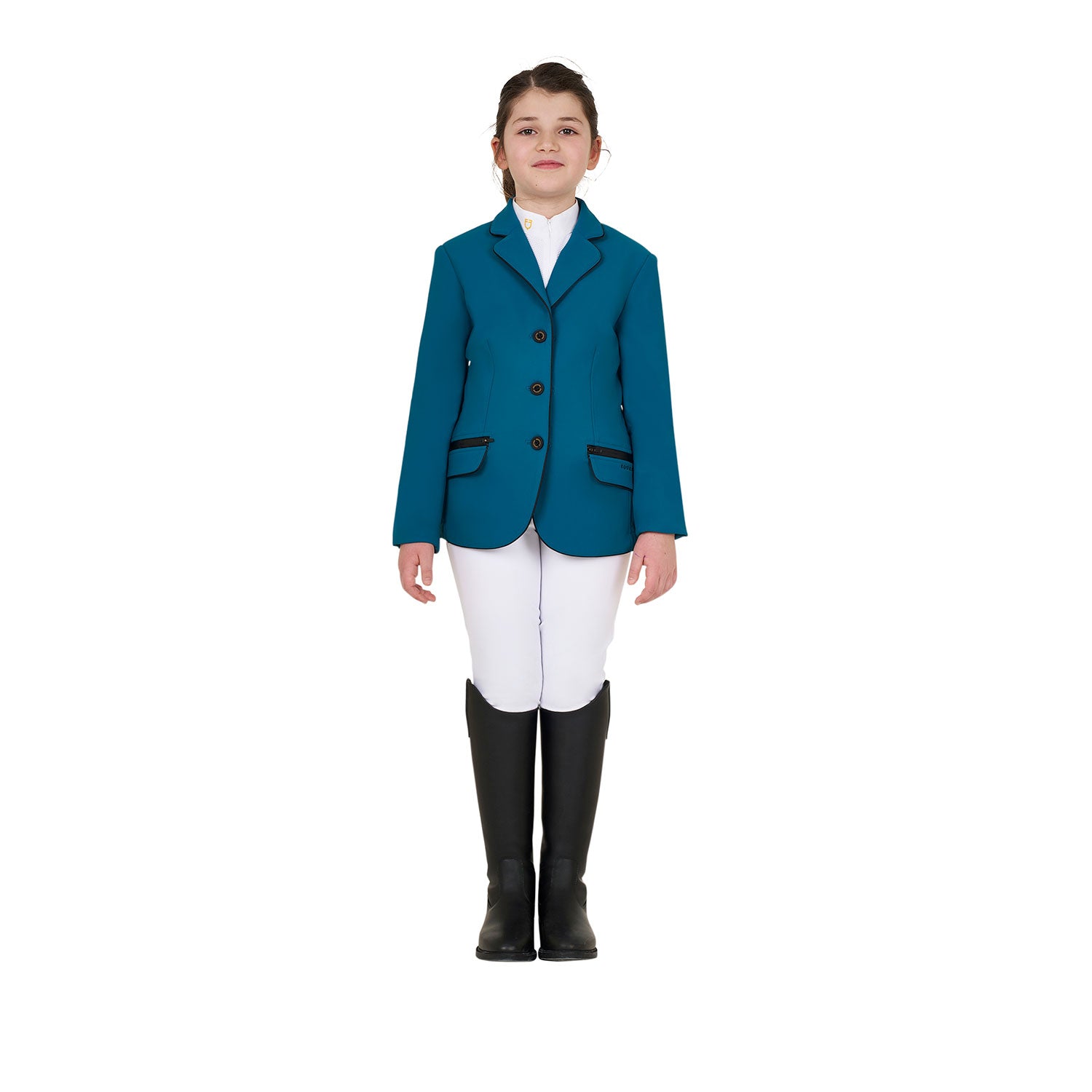Girls' competition jacket in technical fabric BLUE CORAL (19-4526) / 14 YEARS