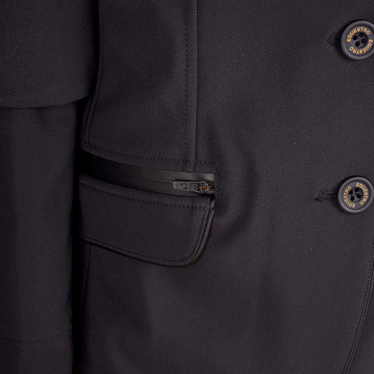 Girls' competition jacket in technical fabric BLACK / 14 YEARS