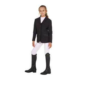 Girls' competition jacket in technical fabric BLACK / 14 YEARS
