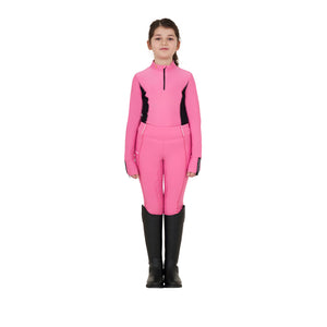 Girls' long-sleeved training base layer CHATEAU ROSE / 14 YEARS