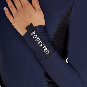 Girls' long-sleeved training base layer NAVY BLAZER (19-3923) / 14 YEARS