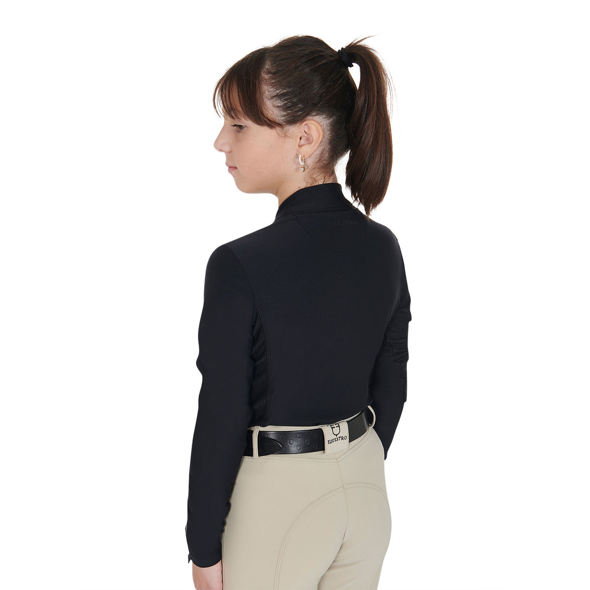 Girls' long-sleeved training base layer