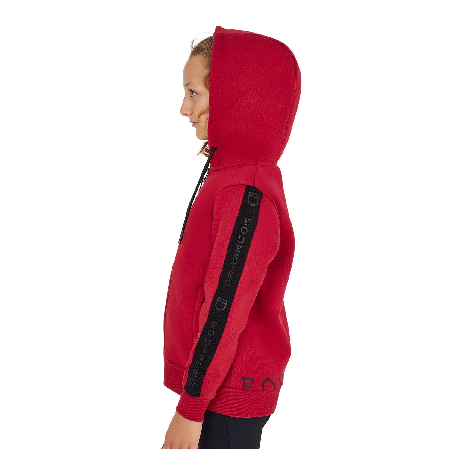 Girls' full zip sweatshirt inner fleece SCOOTER (19-1863) / 14 YEARS