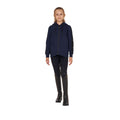 Girls' full zip sweatshirt inner fleece BLACK / 14 YEARS