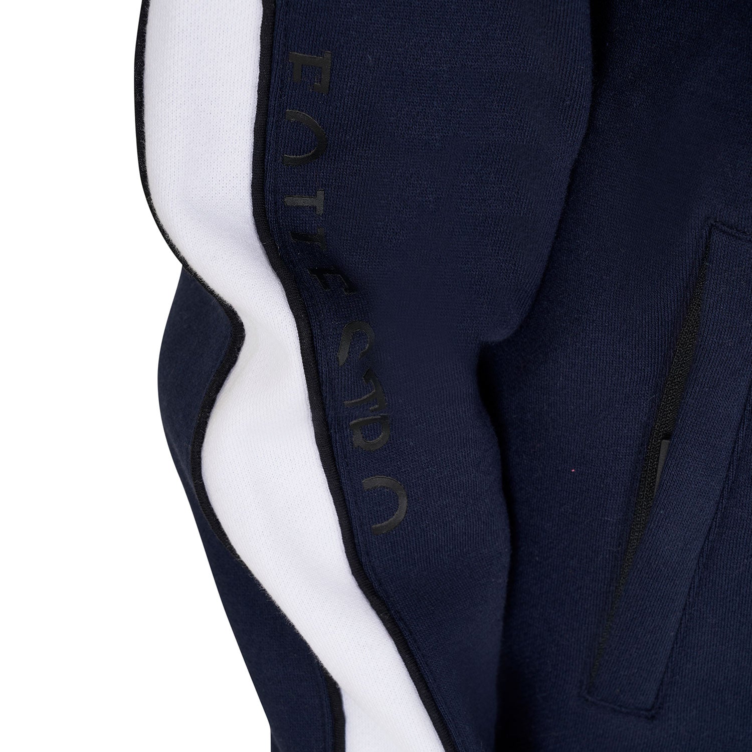 GIRL'S COTTON FLEECE HOODIE ZIP NAVY BLAZER (19-3923) / 14 YEARS