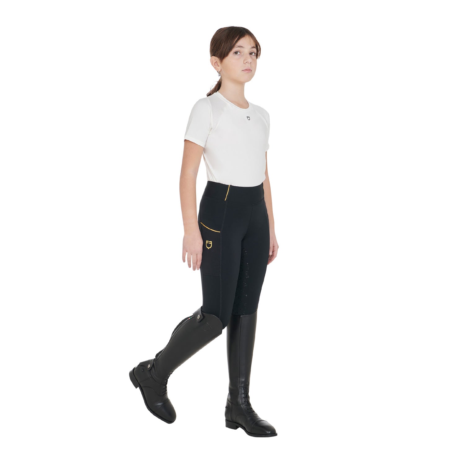girls' fleece lining leggings