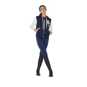 GIRL'S EQ BICOLOR HOODIE NAVY BLAZER (19-3923) / 14 YEARS