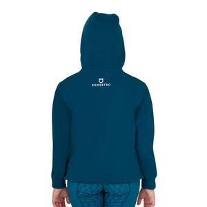 GIRL'S INSTITUTIONAL HOODIE BLUE CORAL (19-4526) / 14 YEARS