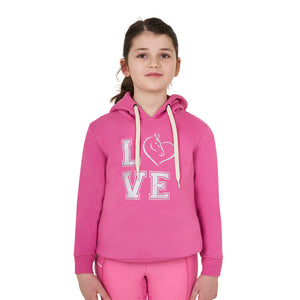 GIRL'S WINTER LOVE HOODIE NAVY BLAZER (19-3923) / 14 YEARS