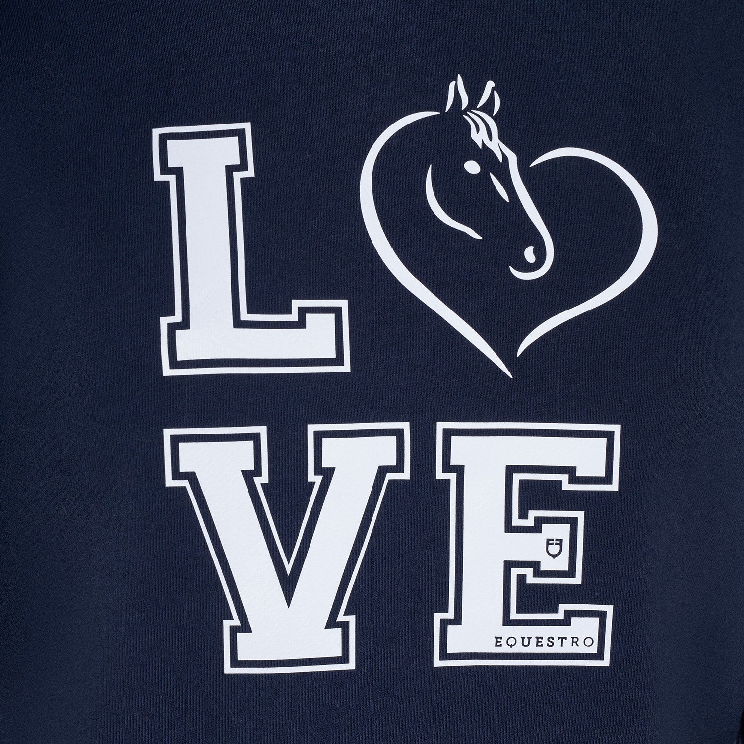 GIRL'S WINTER LOVE HOODIE NAVY BLAZER (19-3923) / 14 YEARS