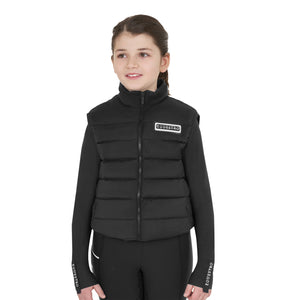 GIRL'S NYLON VEST black / 14 YEARS