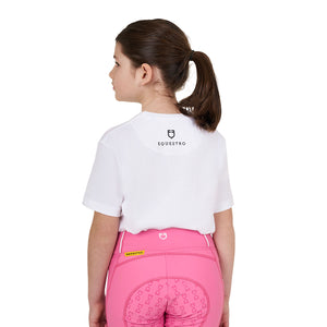 GIRL'S HORSE LOVER COTTON T-SHIRT white / 14-years