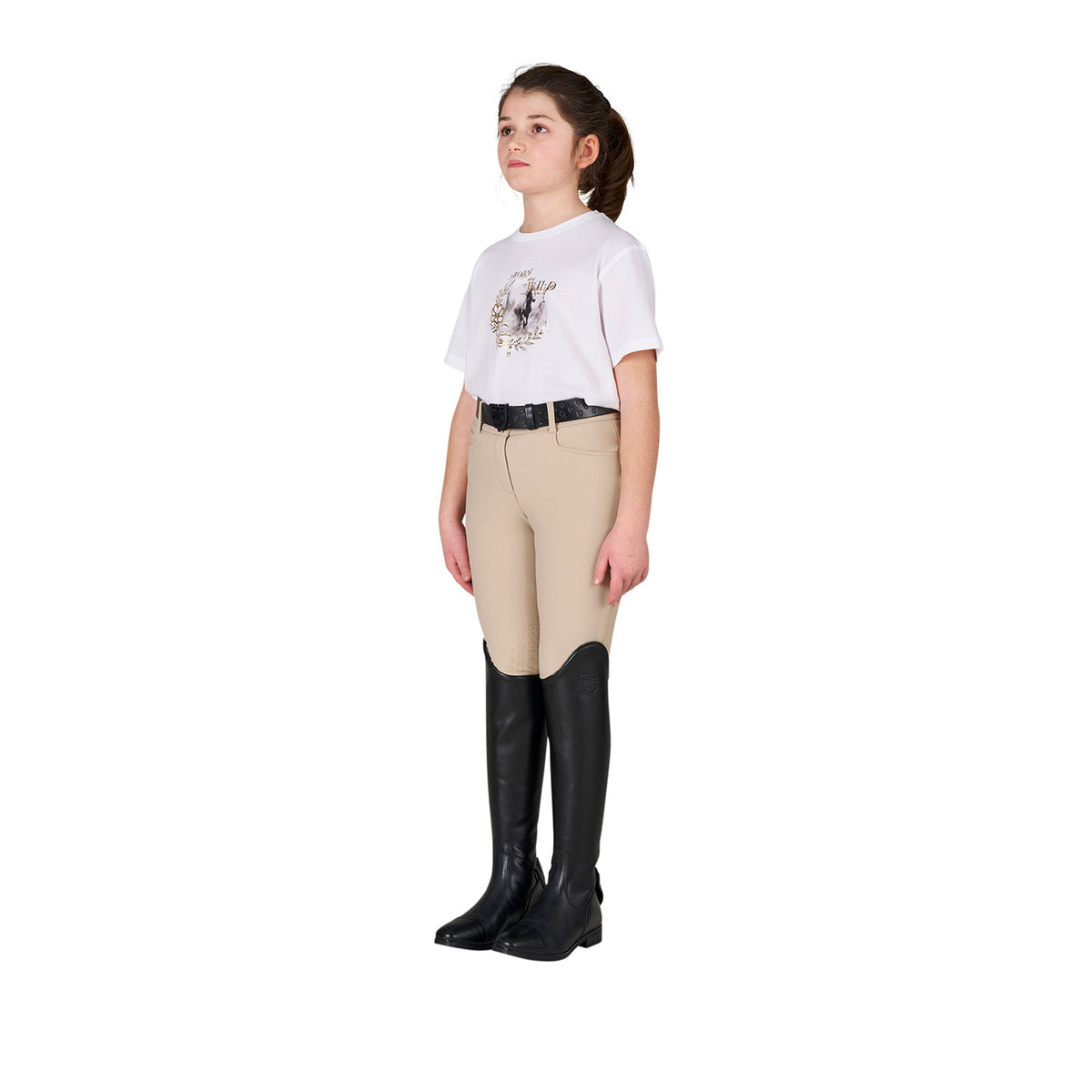 Girls' Born To Be Wild cotton T-shirt