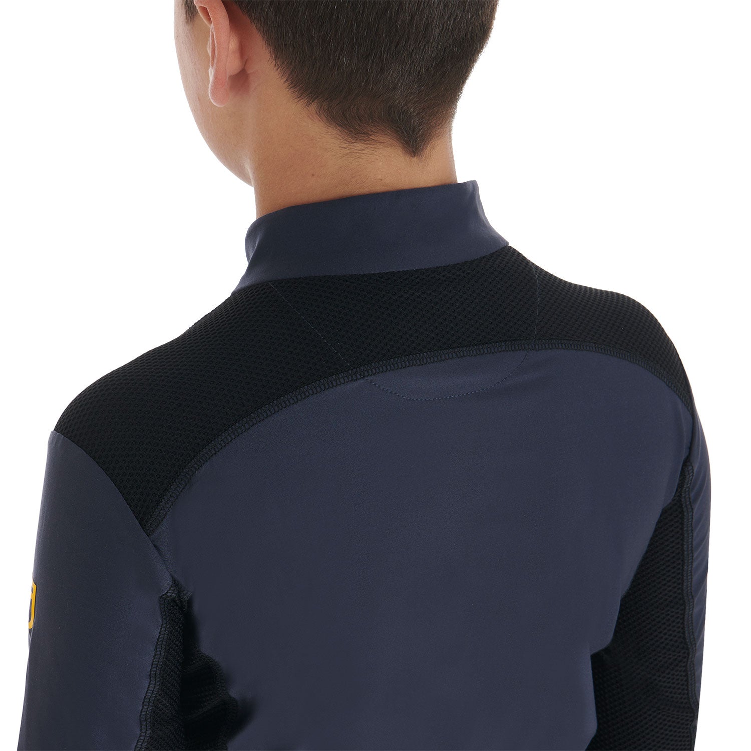 Boys' training base layer in technical fabric NAVY BLAZER (19-3923) / 14 YEARS