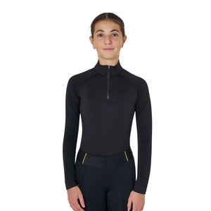 KID'S TECHNICAL FABRIC BASE LAYER WHITE / BLACK / 14 YEARS