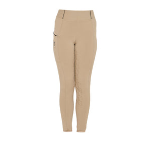 Girls' Slim Fit Grip Leggings With Logo INCENSE (16-1010) / 8 YEARS