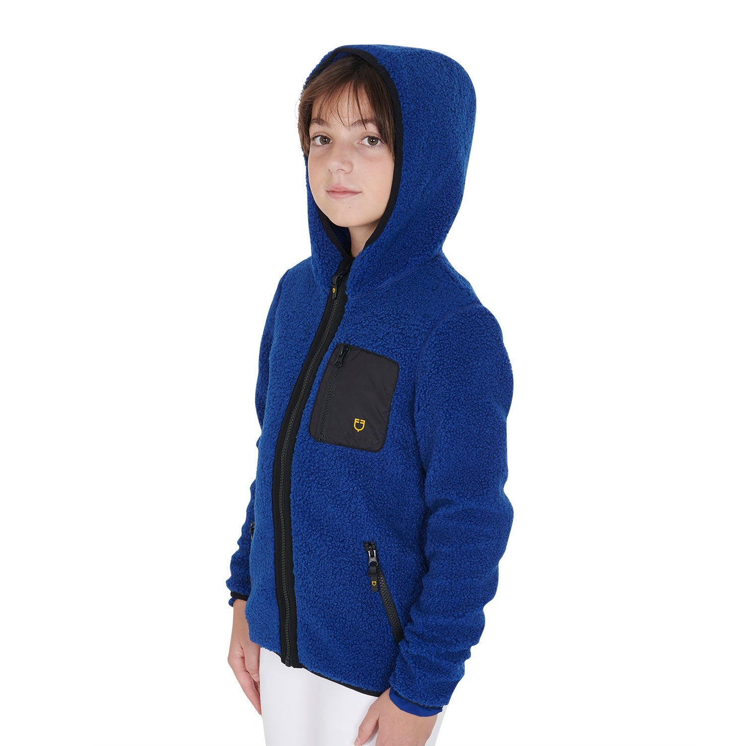 Kids' fleece sweatshirt with front zip