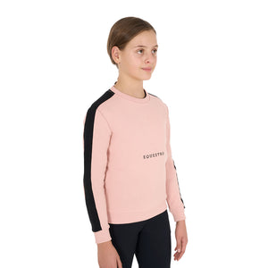Kids' Cotton Crewneck Sweatshirt cameo rose (14-1310) / 10 år