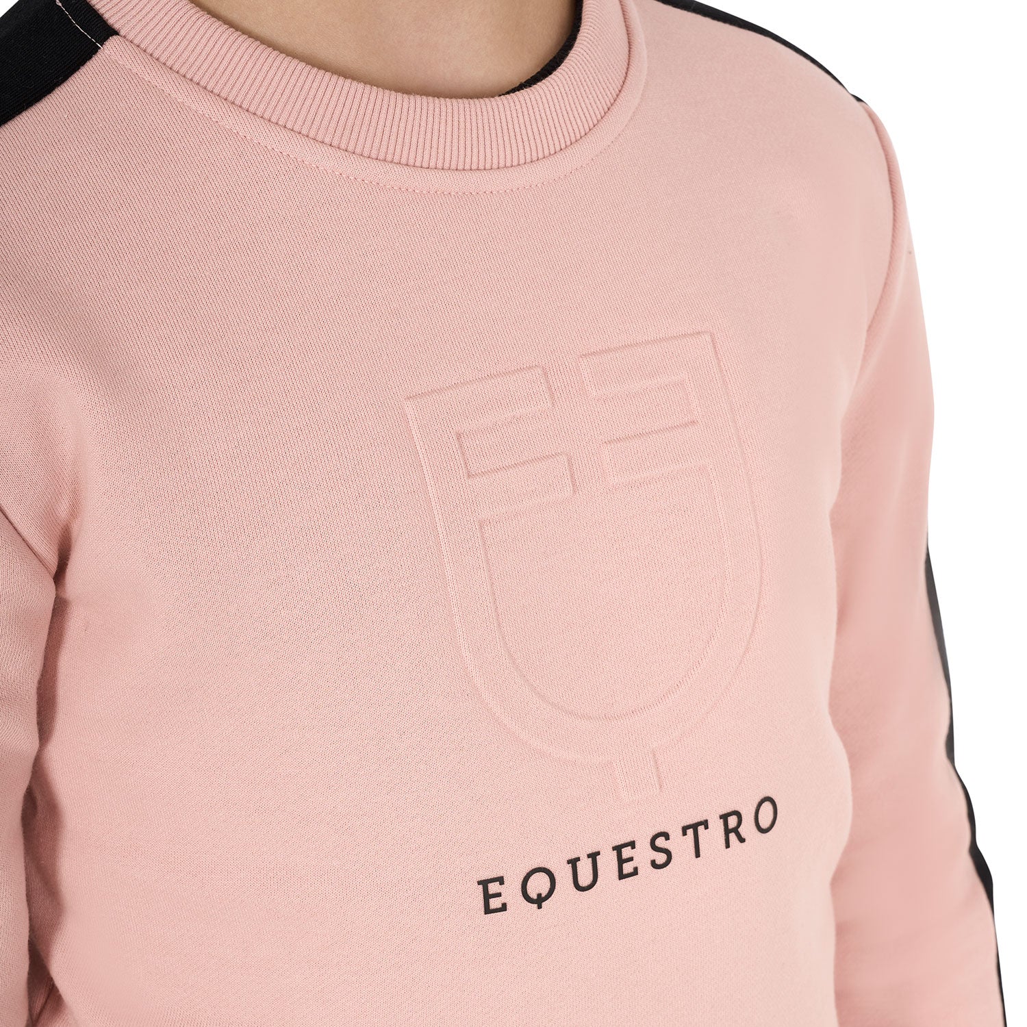 Kids' Cotton Crewneck Sweatshirt cameo rose (14-1310) / 8 år