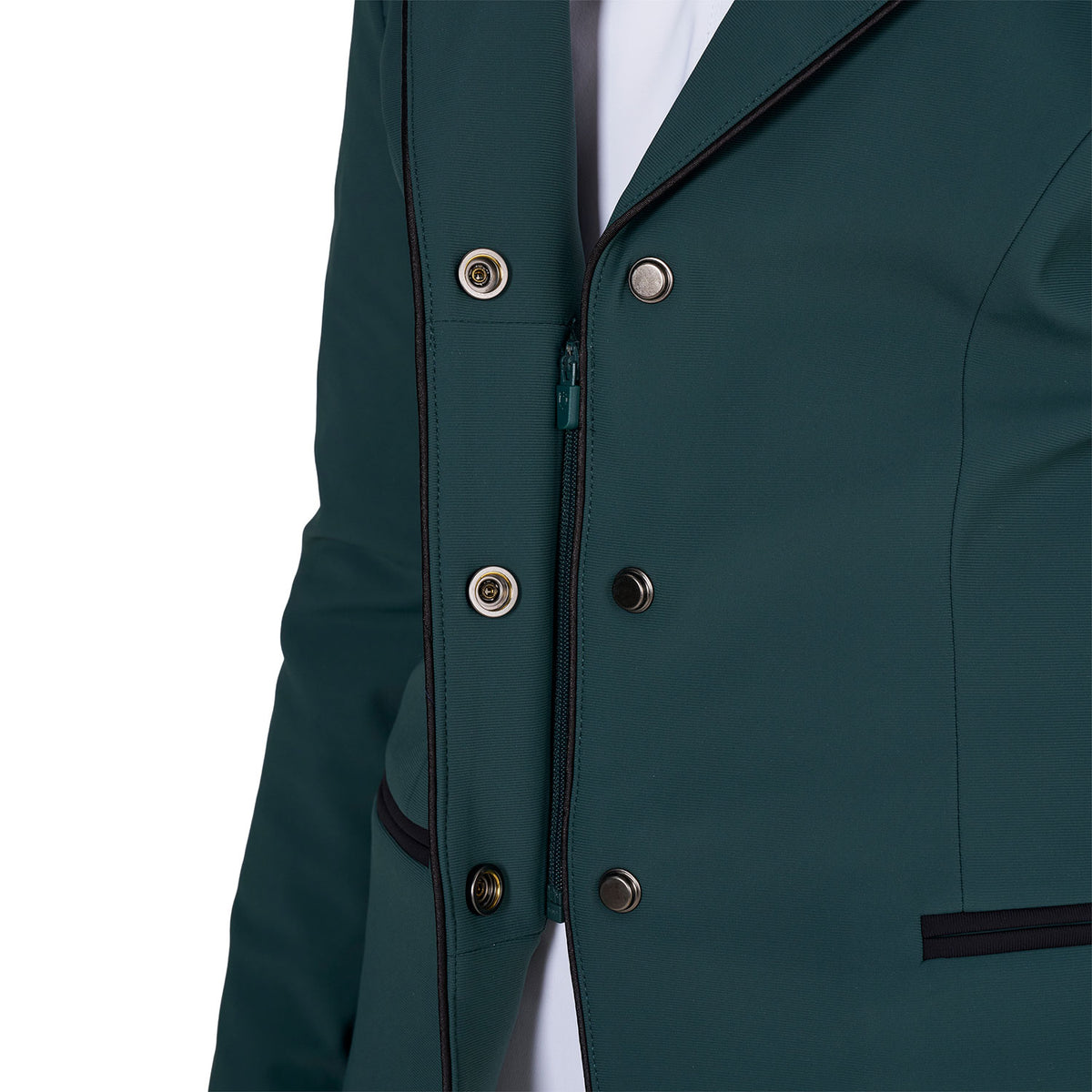 Kids' unisex competition jacket with zip and buttons