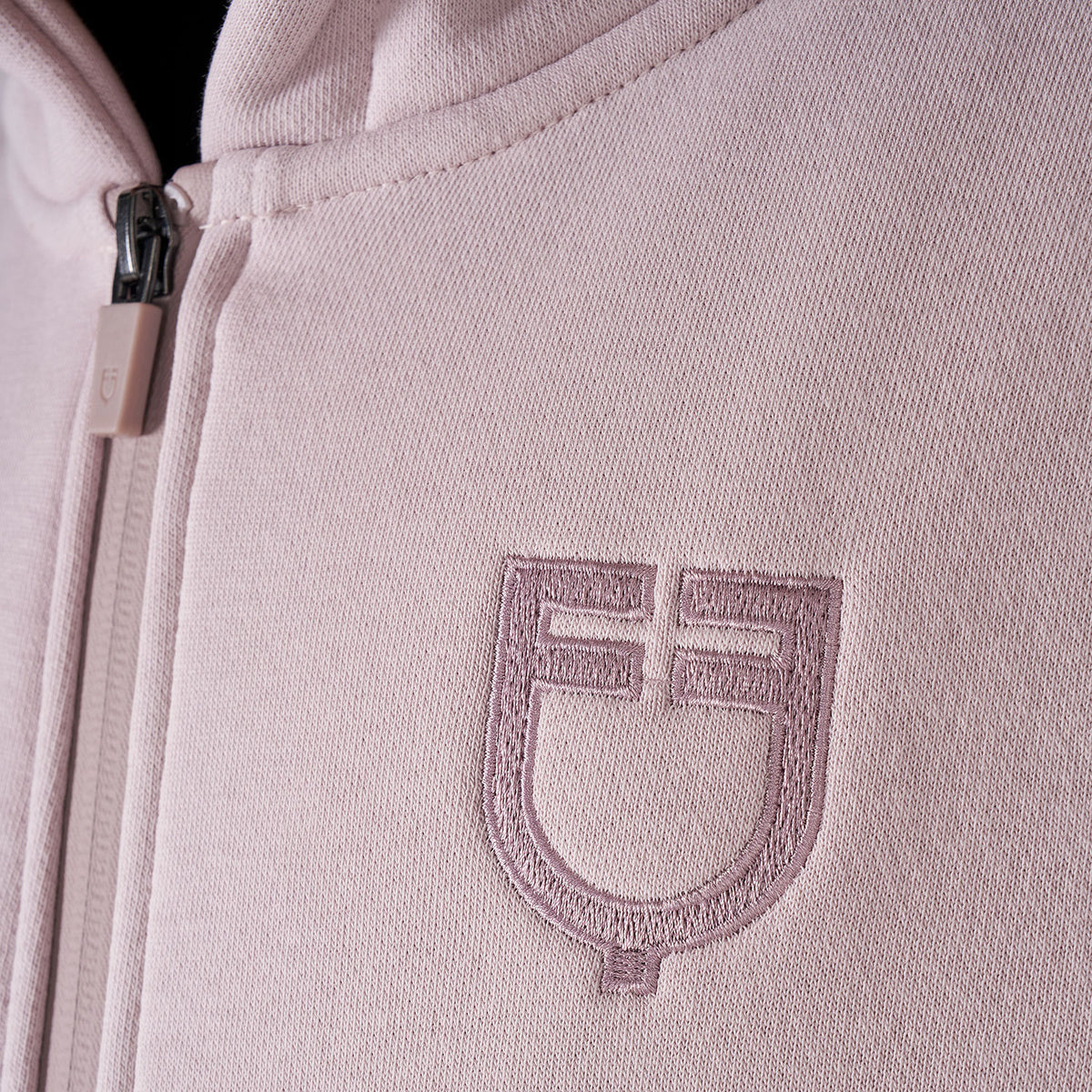 Kids' unisex hoodie with front zip