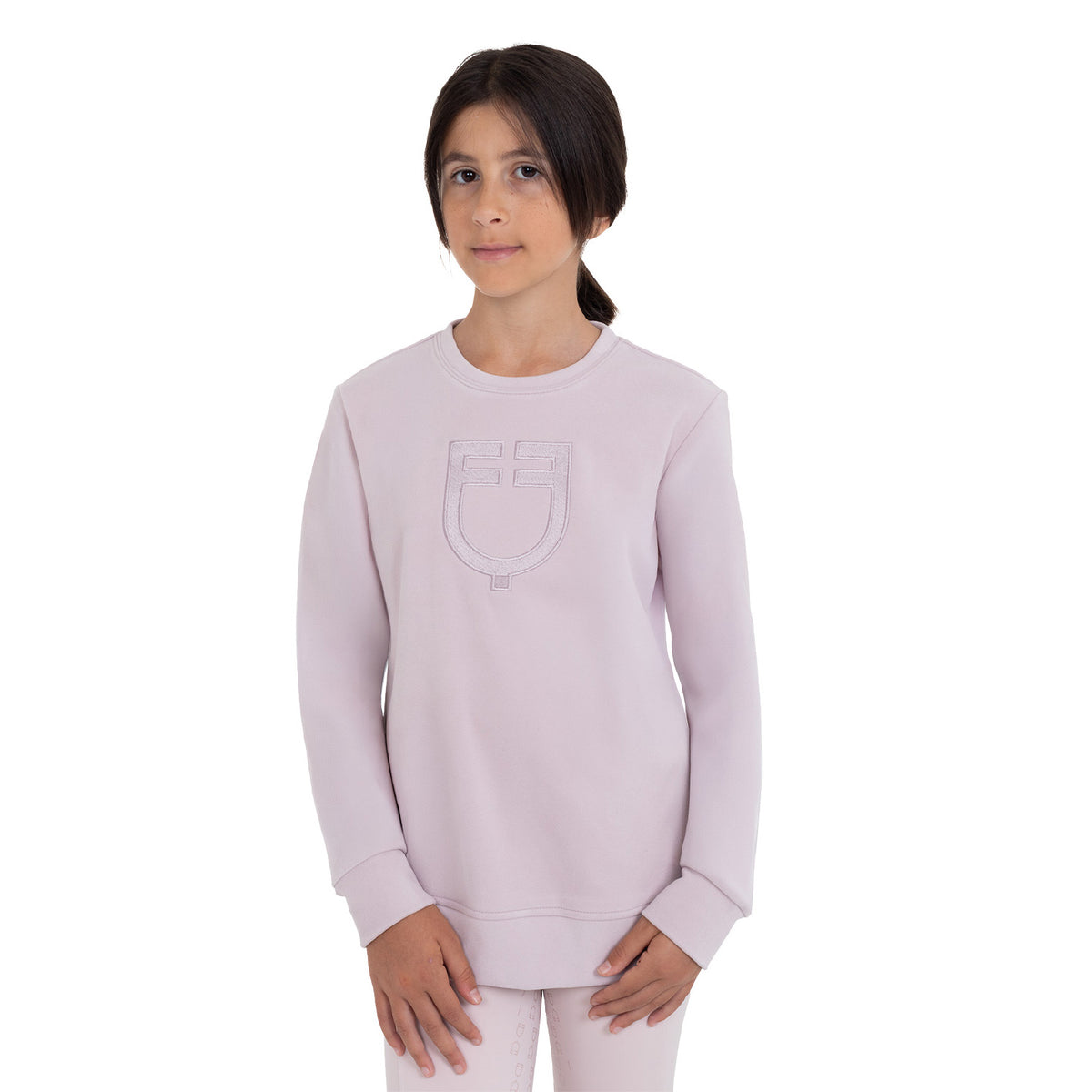 Kids' unisex crewneck fleece sweatshirt