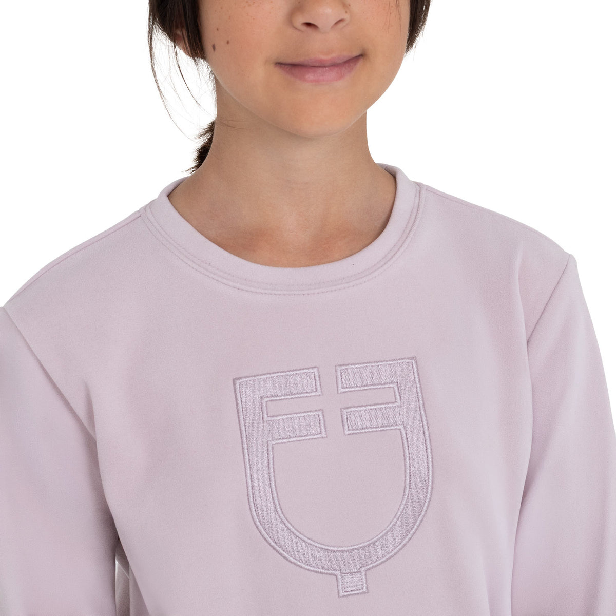Kids' unisex crewneck fleece sweatshirt