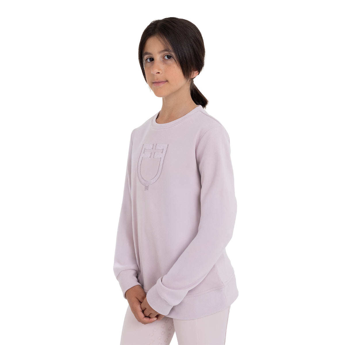 Kids' unisex crewneck fleece sweatshirt
