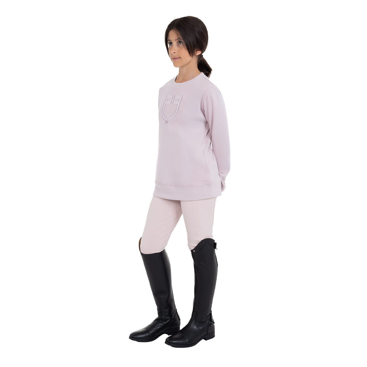 Kids' unisex crewneck fleece sweatshirt