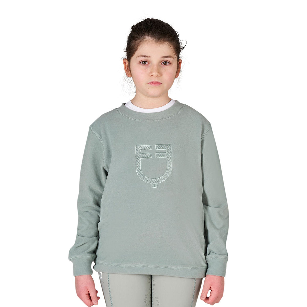Kids' unisex crewneck fleece sweatshirt
