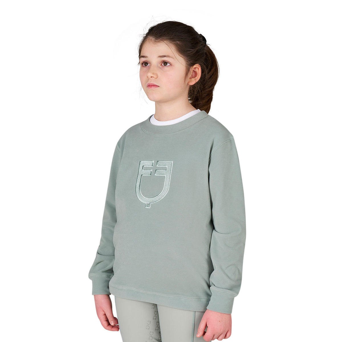Kids' unisex crewneck fleece sweatshirt