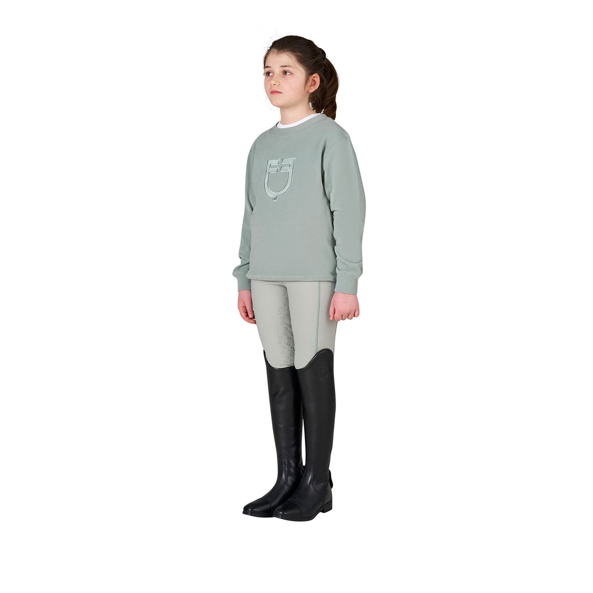 Kids' unisex crewneck fleece sweatshirt