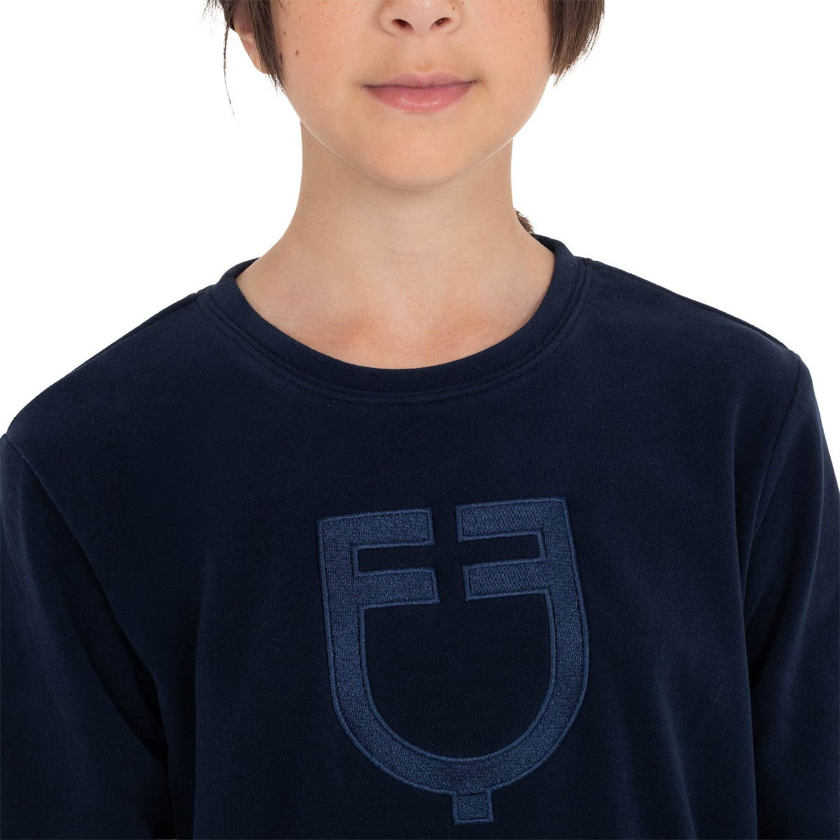 Kids' unisex crewneck fleece sweatshirt