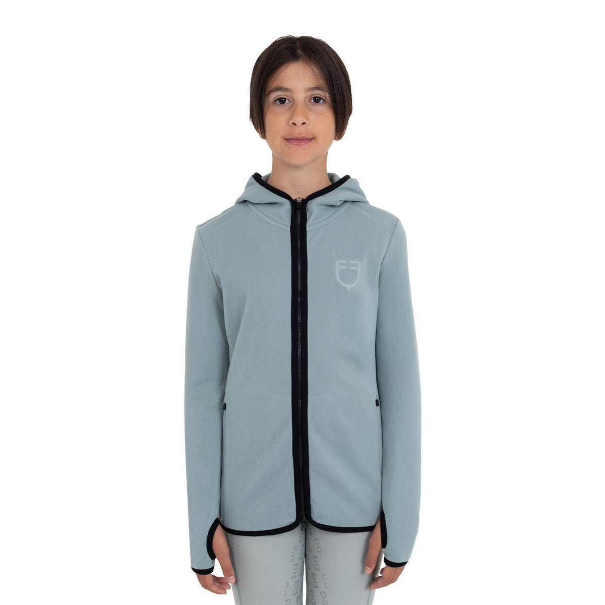 Kids' unisex fleece zip-up hoodie