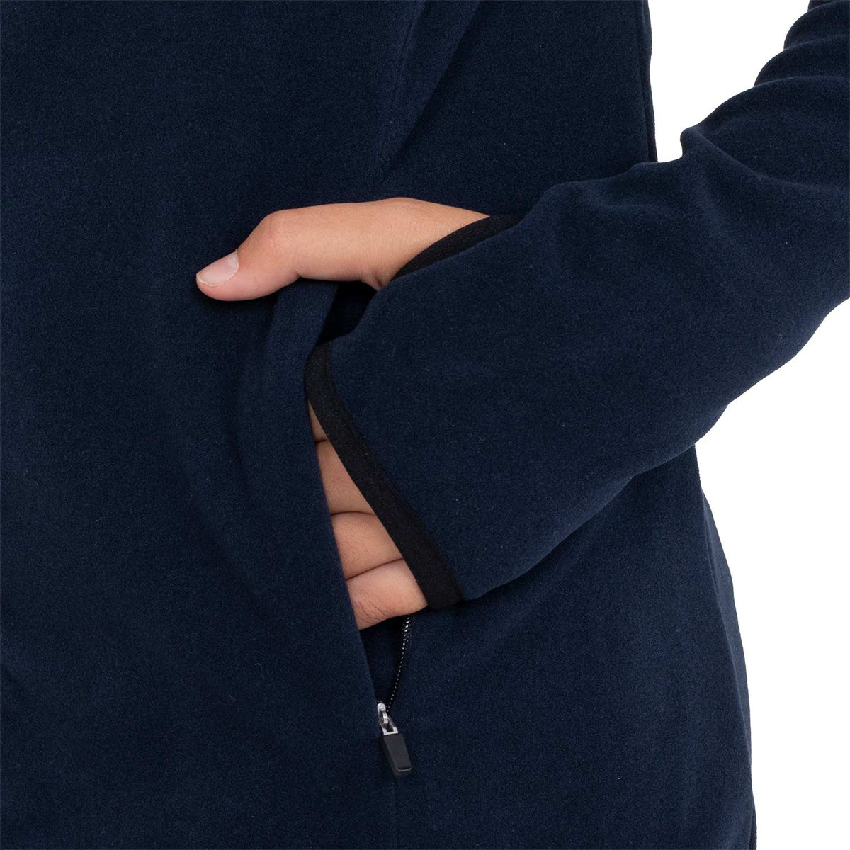 Kids' unisex fleece zip-up hoodie
