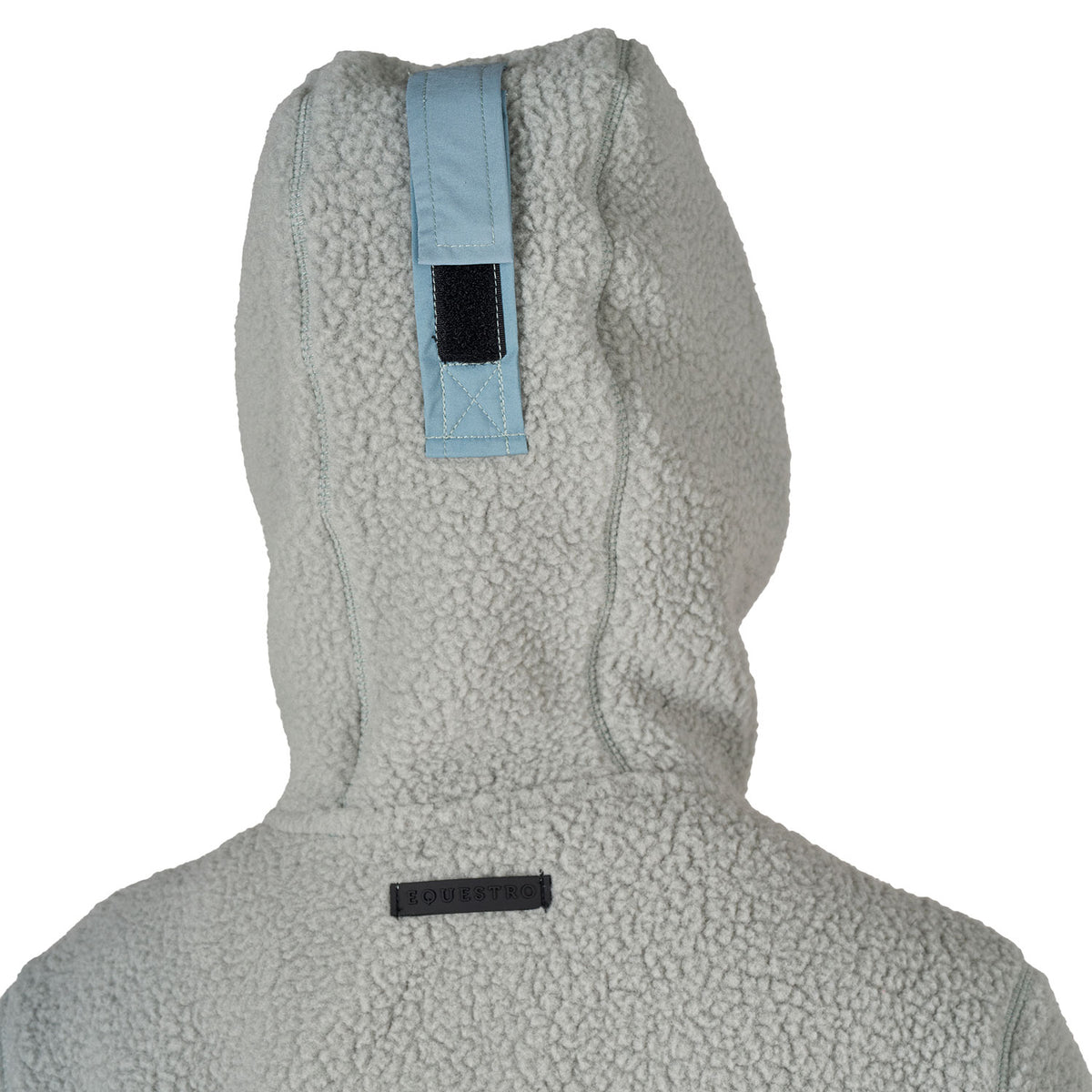 Kids' unisex teddy fleece hooded sweatshirt with zip