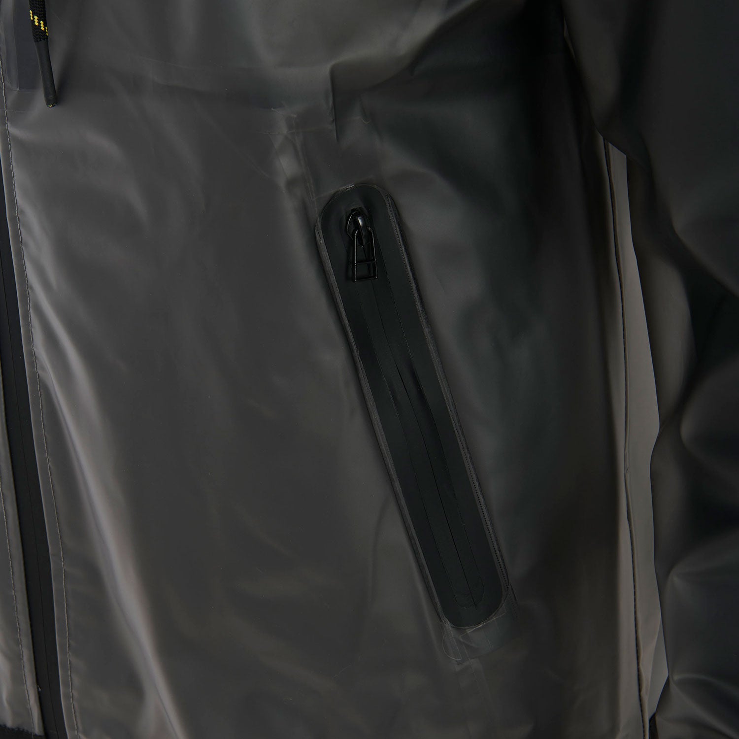 Men's transparent technical raincoat Grey / XXL