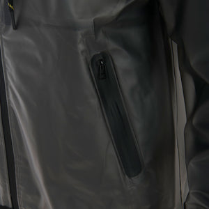 Men's transparent technical raincoat Grey / XXL
