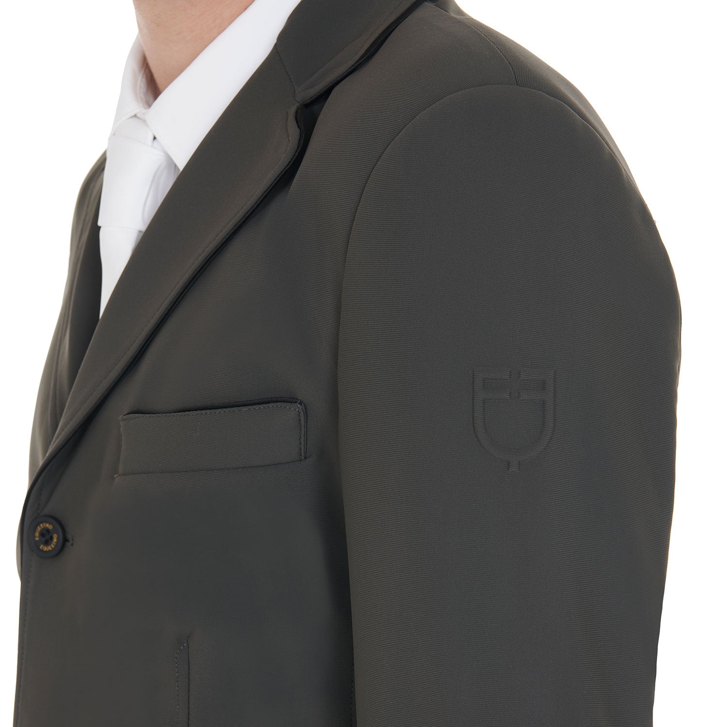 Men'S Competition Jacket With Side Zip Pocket Grey / XXL