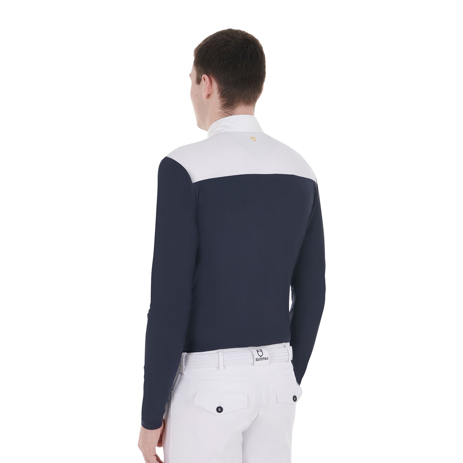 Men'S Long Sleeved Competition Polo Shirt