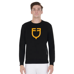 Men'S Cotton Sweatshirt With Logo black / XXL