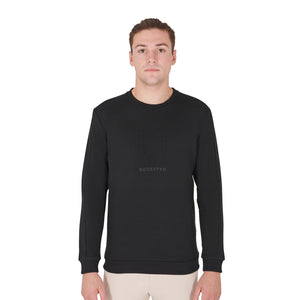 Men'S Cotton Sweatshirt With Logo black / L