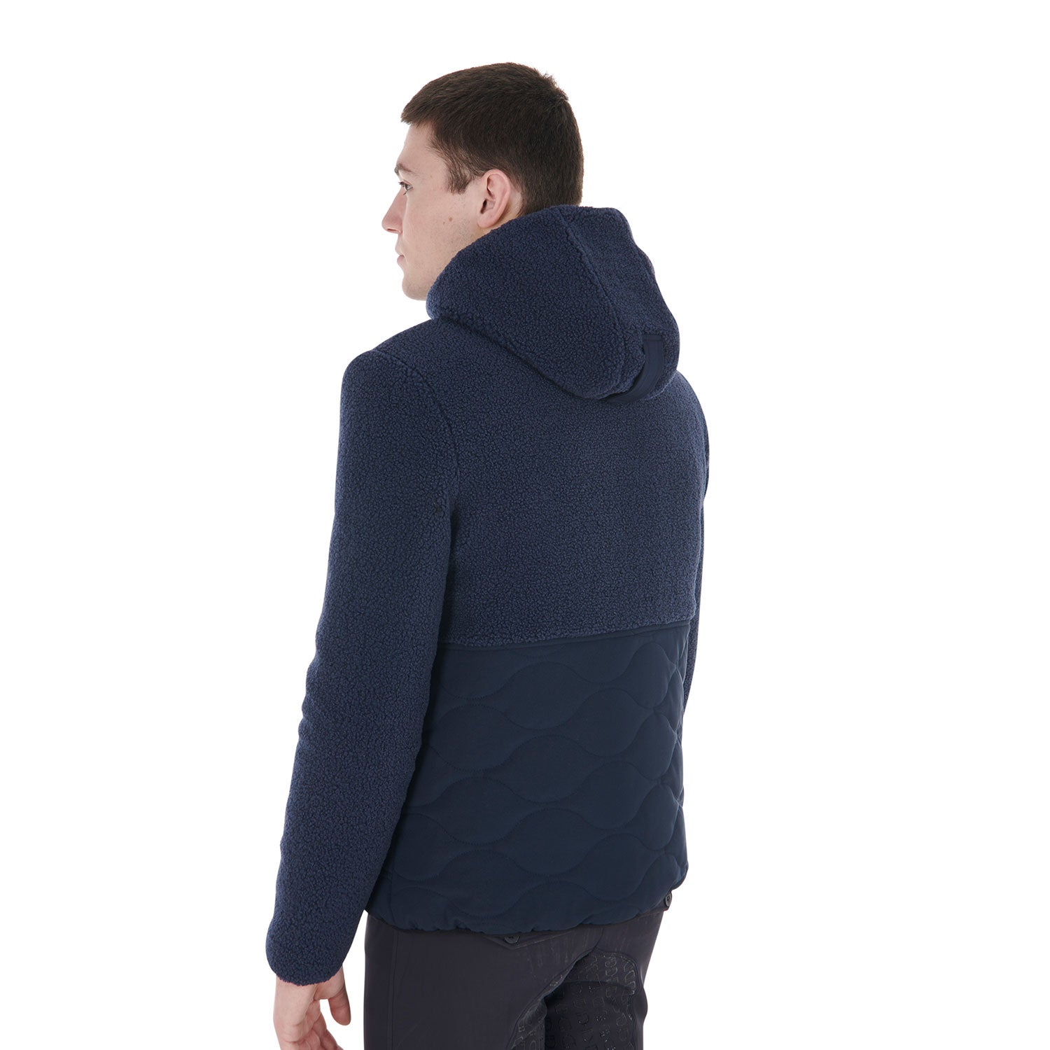 Men's waterproof jacket with Teddy inserts