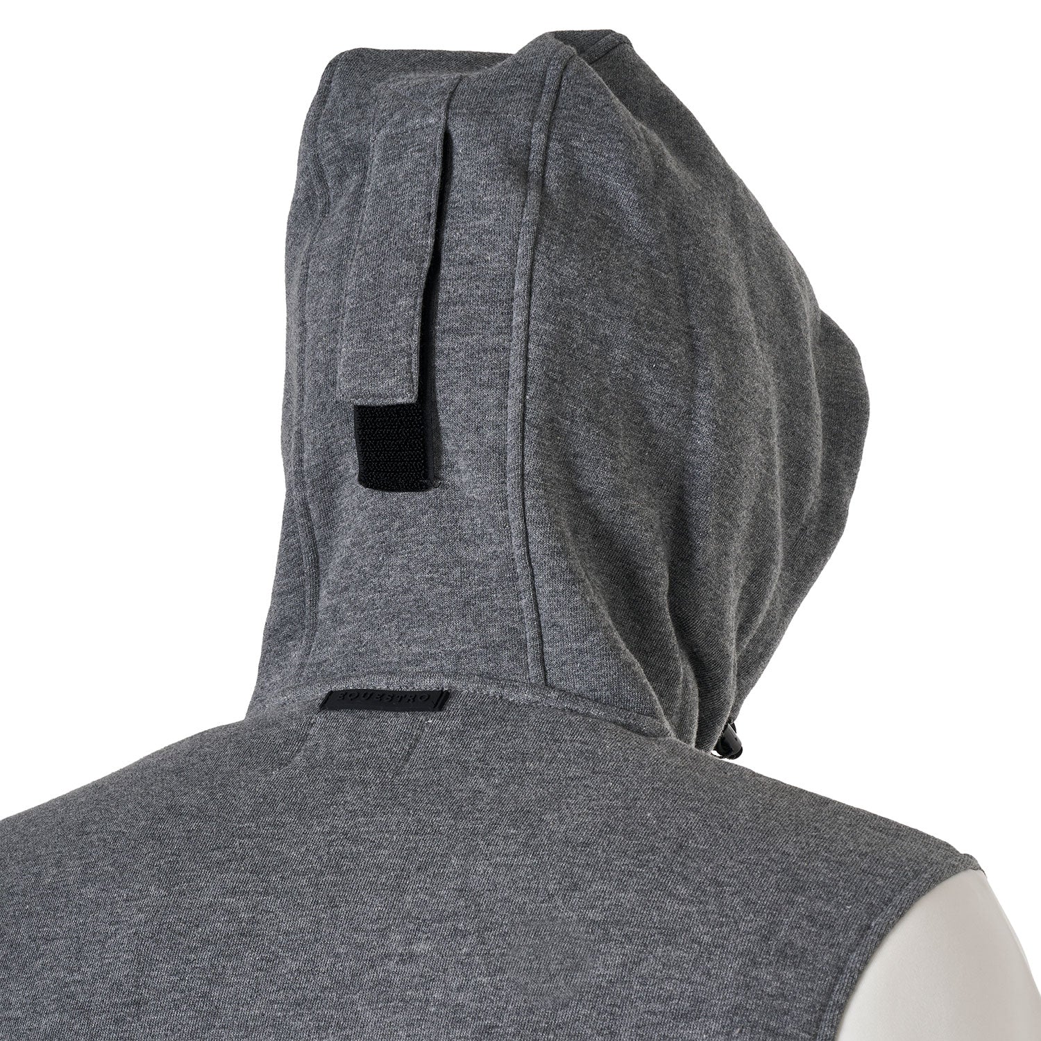 MEN'S WINTER INSTITUTIONAL BICOLOR HOODIE GREY MELANGE / ANTIQUE WHITE (11-0105) / XS