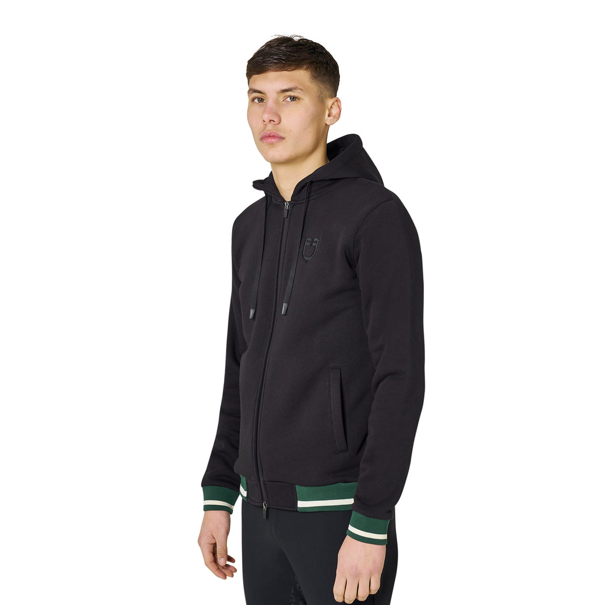 Men's hoodie with front zipper