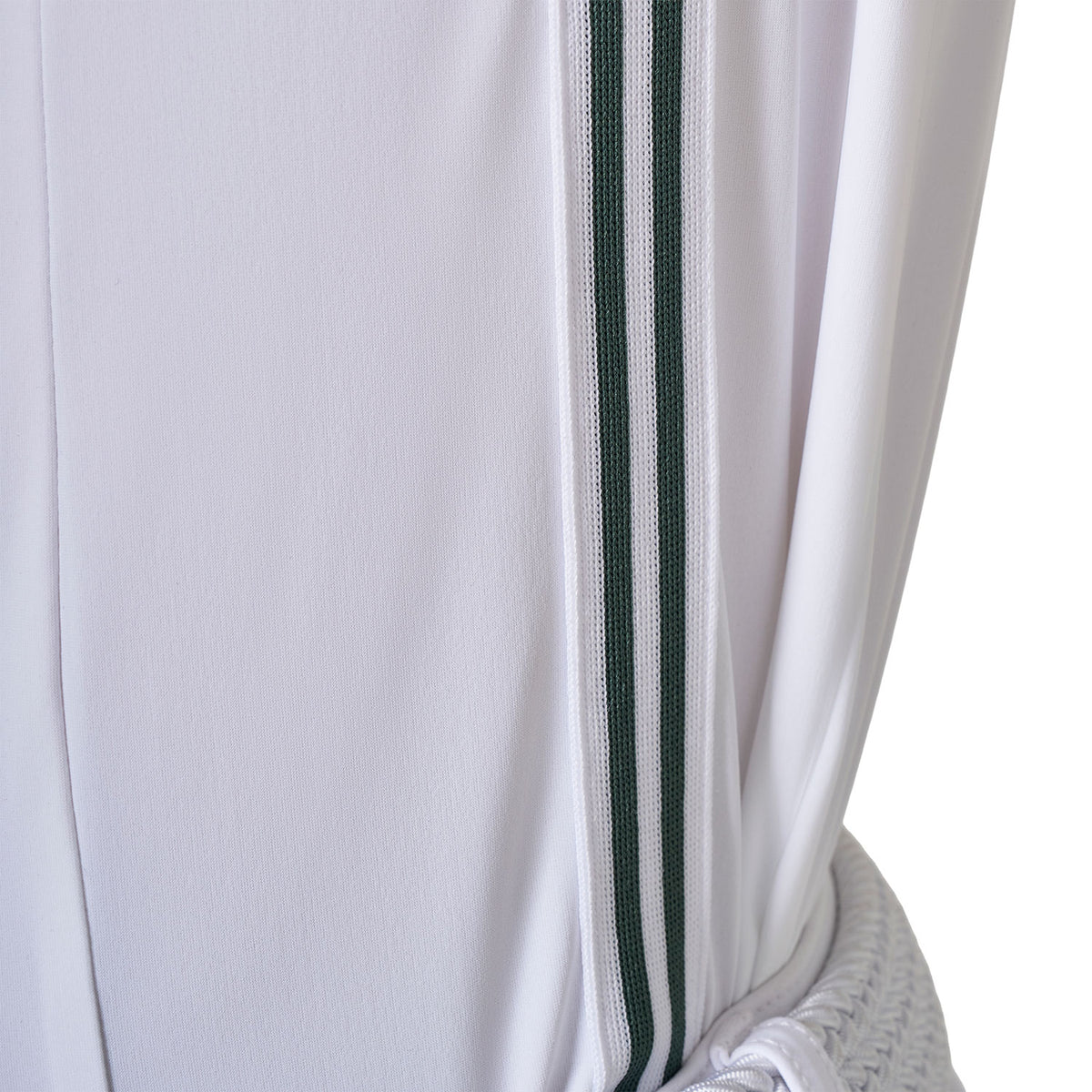Men's competition polo shirt with mesh and ribbed inserts