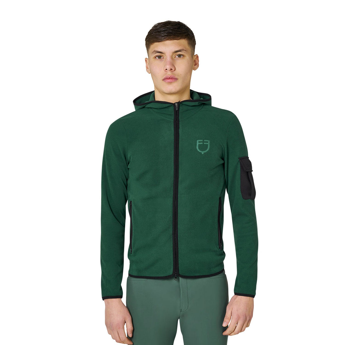 Men’s fleece zip-up hoodie