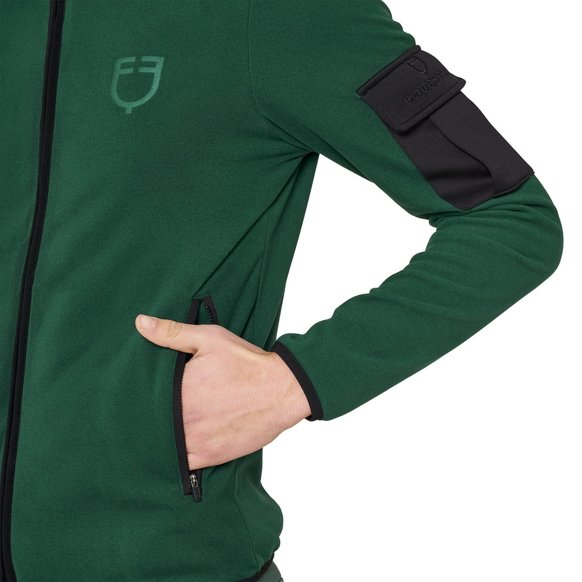 Men’s fleece zip-up hoodie